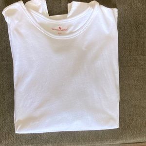 Women’s Plus White Short Sleeve Tee 3X